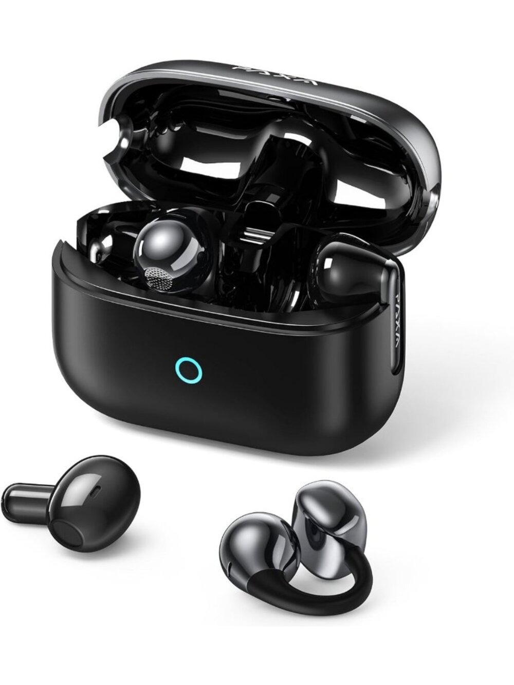 2-in-1 Open-Ear Clip-On Headphones & In-Ear Earbuds, Dual-Mode Wireless Audio